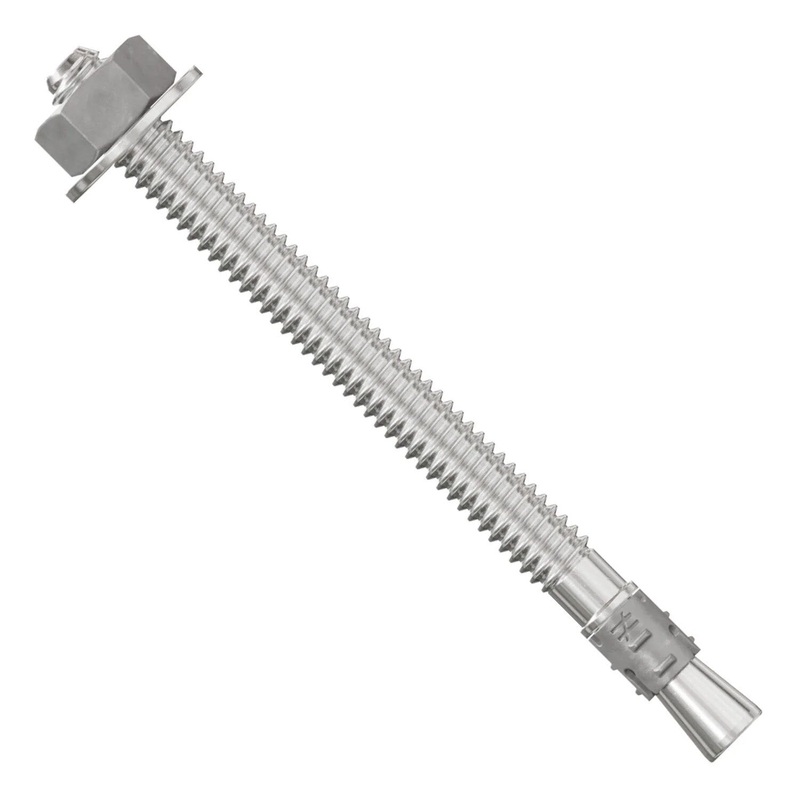 Simpson Strong-Tie STB2-25314S4F100 (1/4 x 3-1/4) Strong-Bolt 2 Wedge Anchor Type 304 Stainless-Steel (100 Pack)