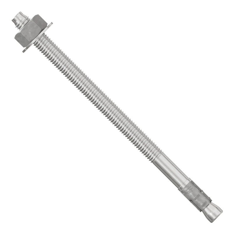 Simpson Strong-Tie STB2-50812S6F20 (1/2 x 8-1/2) Strong-Bolt 2 Type 316 Stainless-Steel Wedge Anchor, Fully Assembled (20 Pack)