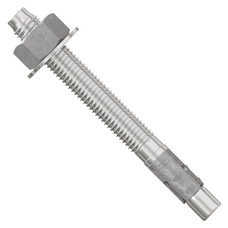 Simpson Strong-Tie STB2-62600S4F20 (5/8 x 6) Strong-Bolt 2 Type 304 Stainless-Steel Wedge Anchor Fully Assembled (20 Pack)