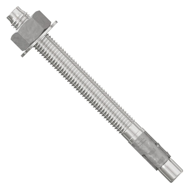 Simpson Strong-Tie STB2-62700S4F20 (5/8 x 7) Strong-Bolt 2 Type 304 Stainless-Steel Wedge Anchor Fully Assembled (20 Pack)