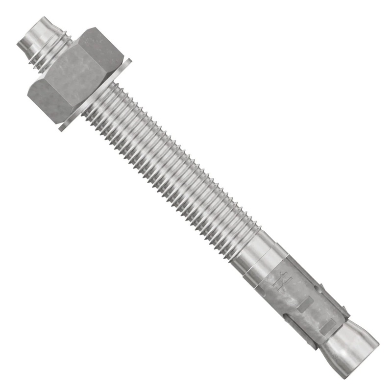 Simpson Strong-Tie STB2-75700S6F10 (3/4 x 7) Type 316 Stainless-Steel Wedge Anchor Fully Assembled (10 Pack)