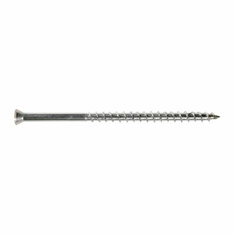 Simpson Strong-Tie T07162FT70TN (#7 x 1-5/8) Trim-Head Screw, 6-Lobe Drive, T-15, Type 316 Stainless Steel, Tan (70 Pack)