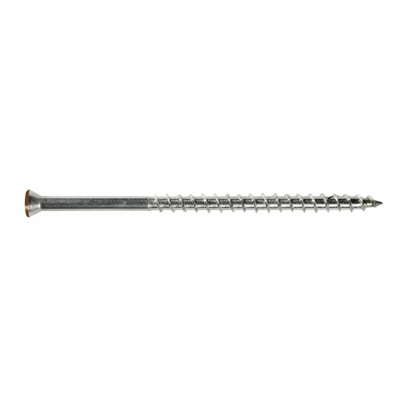 Simpson Strong-Tie T07162FT70TN01 (#7 x 1-5/8) Trim-Head Screw 6-Lobe Drive T-15 Type 316 Stainless Steel Tan 01 (70 Pack)