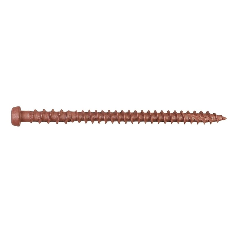 Simpson Strong-Tie DCU234RDMB (#10 x 2-3/4) Deck-Drive T20 DCU Composite Screw, Quik Guard, Red (1750 Pack)