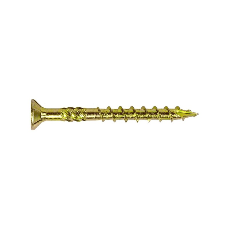 Simpson Strong-Tie SDCP22318-R50 (0.315 x 3-1/8) Strong-Drive SDCP Timber-CP Screw T40, Yellow Zinc (50 Pack)