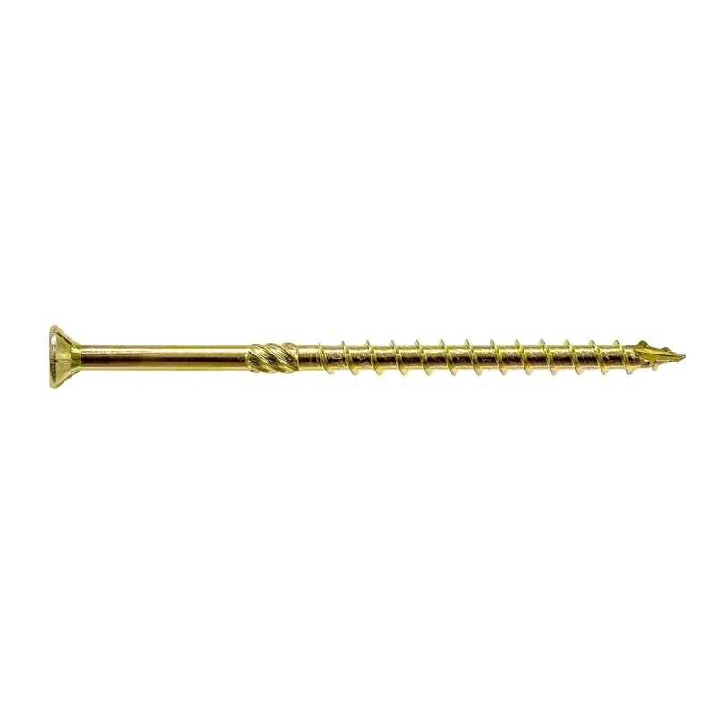 Simpson Strong-Tie SDCP22512-R50 (0.315 x 5-1/2 T40) Strong-Drive SDCP Timber-CP Screw Yellow Zinc (50 Pack)