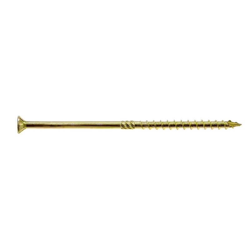 Simpson Strong-Tie SDCP22700-R50 (0.315 x 7) Strong-Drive SDCP Timber-CP Screw T40, Yellow Zinc (50 Pack)