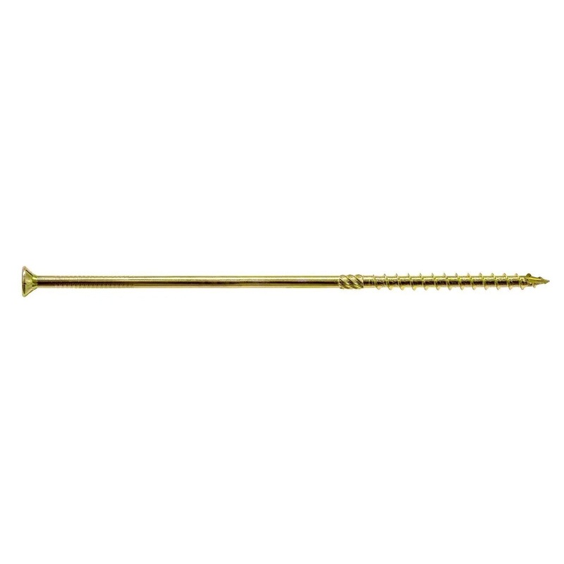 Simpson Strong-Tie SDCP22912-R50 (0.315 x 9-1/2) Strong-Drive SDCP Timber-CP Screw T40, Yellow Zinc (50 Pack)