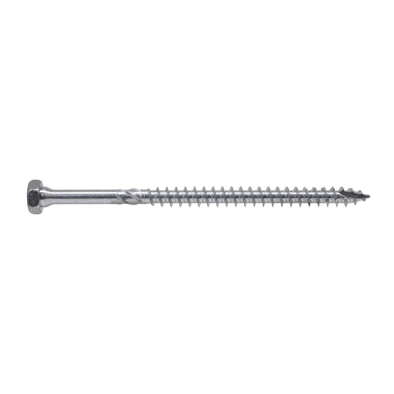 Simpson Strong-Tie SDHR27614-R25 (0.275 x 6-1/4) Strong-Drive SDHR Combo-Head Screw, Blue Zinc (25 Pack)
