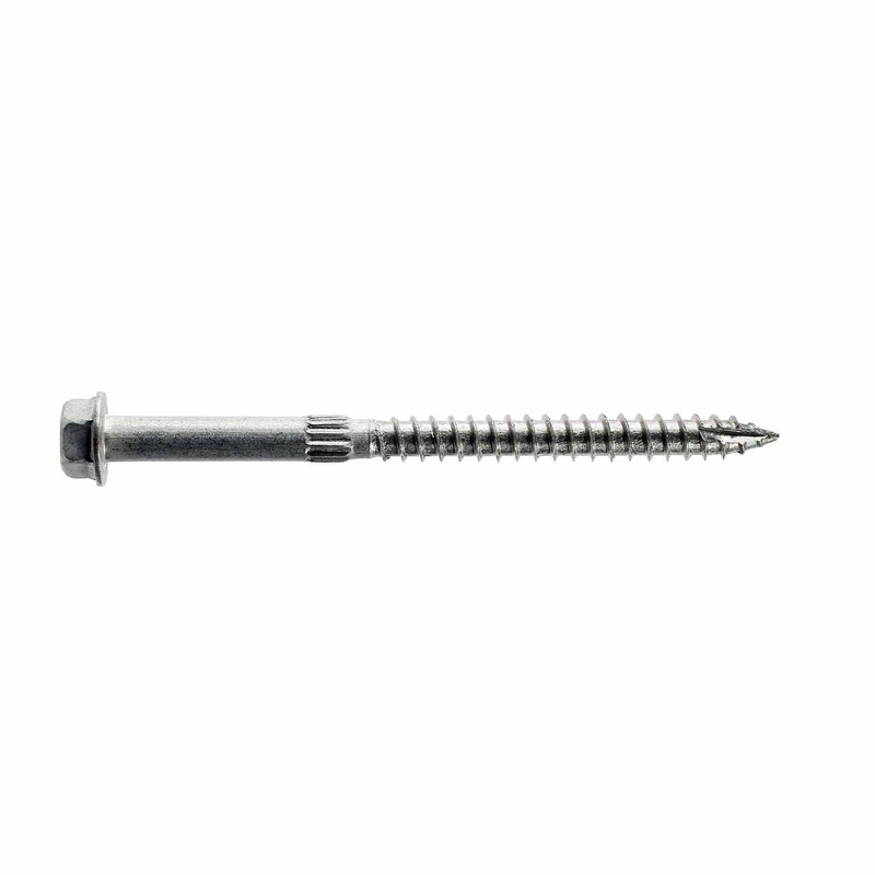 Simpson Strong-Tie SDS25212SS-RP5 (1/4 x 2-1/2) Type 316 Stainless Steel Heavy-Duty Connector Screw (5 Pack)