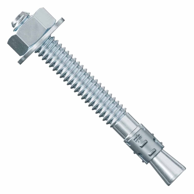 Simpson Strong-Tie STB2-25214C25 (1/4 x 2-1/4) Strong-Bolt 2 Wedge Anchor Zinc-Plated Carbon Steel (25 Pack)
