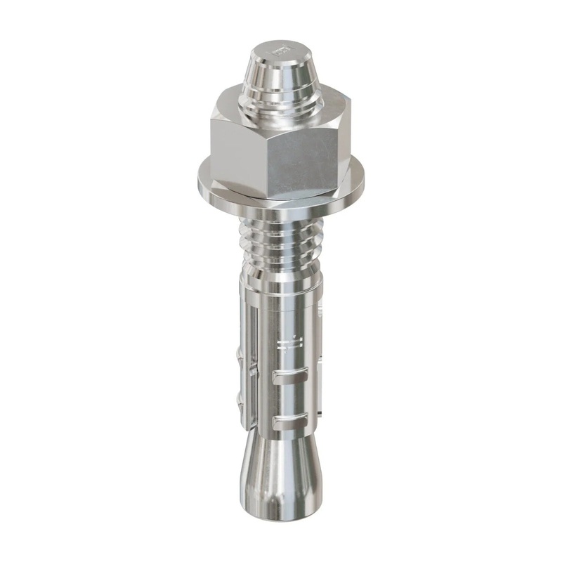 Simpson Strong-Tie STB2-37214S6F50 (3/8 x 2-1/4) Strong-Bolt 2 Wedge Anchor Type 316 Stainless-Steel (50 Pack)