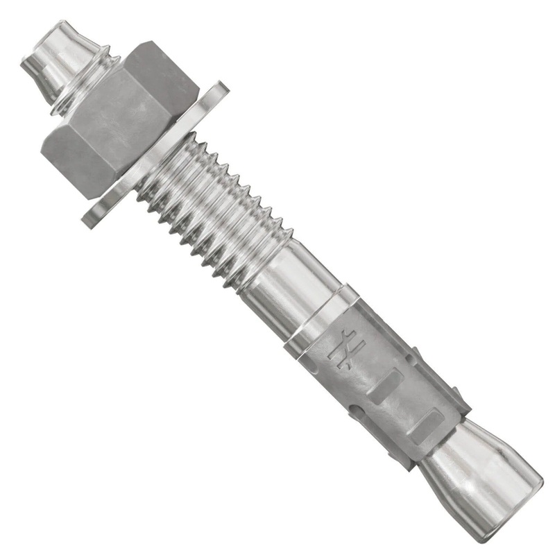 Simpson Strong-Tie STB2-37234S4F50 (3/8 x 2-3/4) Strong-Bolt 2 Type 304 Stainless-Steel Wedge Anchor Fully Assembled (50 Pack)