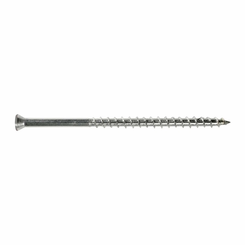 Simpson Strong-Tie T07162FT70GR (#7 x 1-5/8) Trim-Head Screw, 6-Lobe Drive T-15 Type 316 Stainless Steel, Gray (70 Pack)