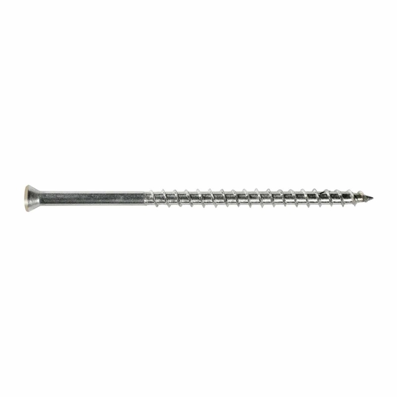 Simpson Strong-Tie T07162FT70TN02 (#7 x 1-5/8) Trim-Head Screw, 6-Lobe Drive, T15 Type 316 Stainless Steel, Tan 02 (70 Pack)