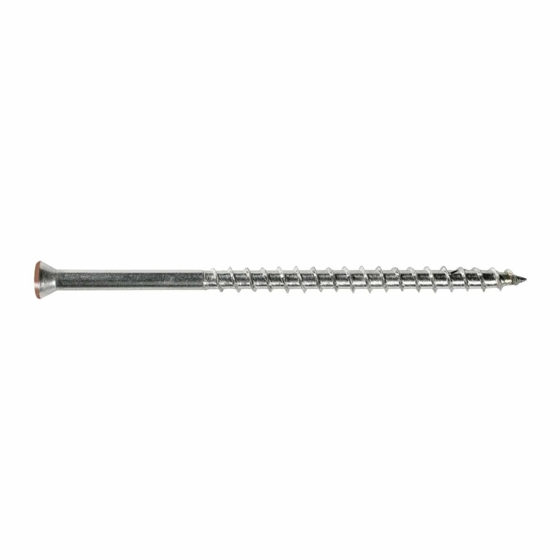 Simpson Strong-Tie T07162FT70TN03 (#7 x 1-5/8) Trim-Head Screw, 6-Lobe Drive, T15 Type 316 Stainless Steel, Tan 03 (70 Pack)