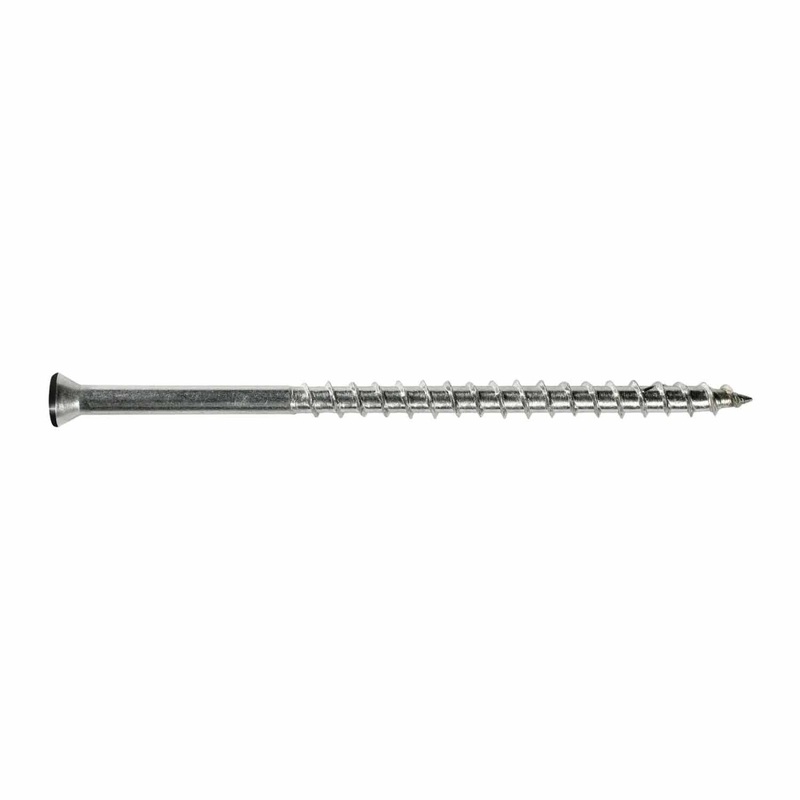 Simpson Strong-Tie T07225FT20BK (#7 x 2-1/4) Trim-Head Screw, 6-Lobe Drive, T15 Type 316 Stainless Steel, Black (20 Pack)