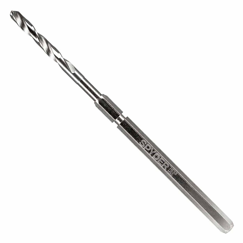 Spyder 600648-10 Hex8 3/8-Inch HSS Quick Change Hole Saw Arbor Pilot Bit (10-Pack)