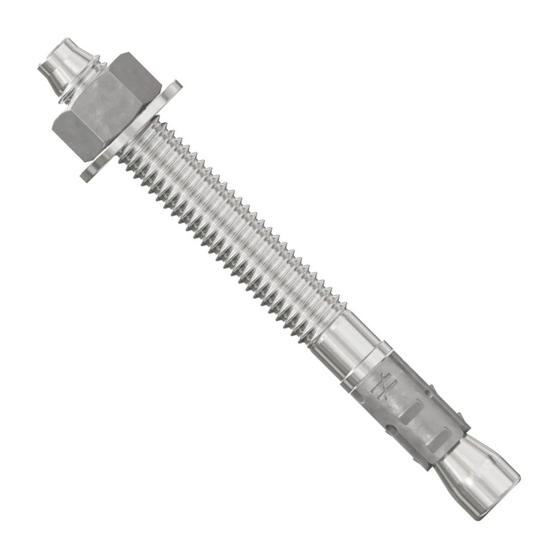 Simpson Strong-Tie STB2-37334S4F50 (3/8 x 3-3/4) Strong-Bolt 2 Type 304 Stainless-Steel Wedge Anchor Fully Assembled (50 Pack)