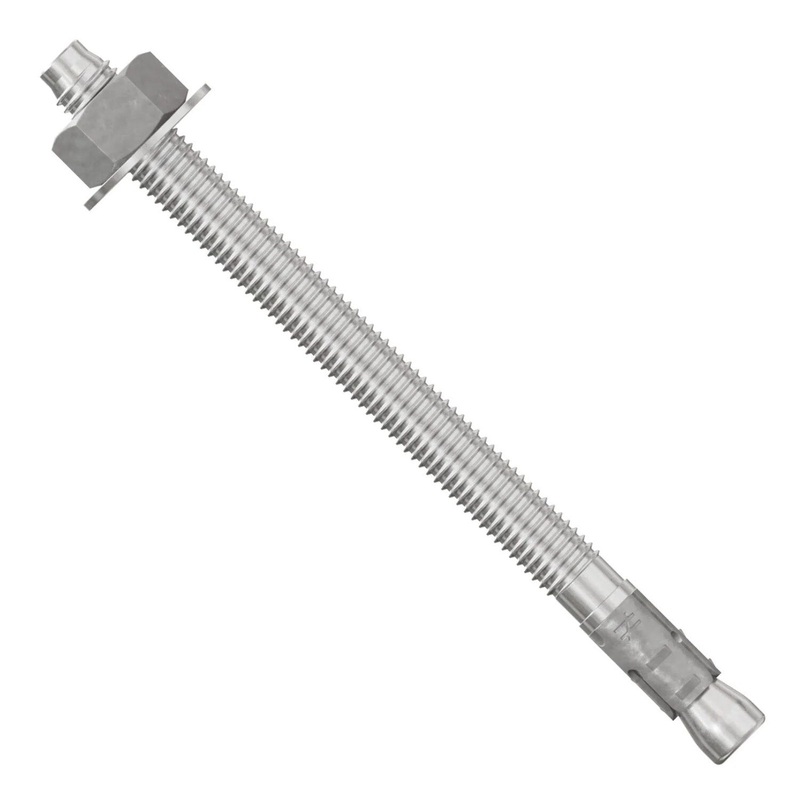 Simpson Strong-Tie STB2-50700S6F25 (1/2 x 7) Strong-Bolt 2 Type 316 Stainless-Steel Wedge Anchor Fully Assembled (25 Pack)