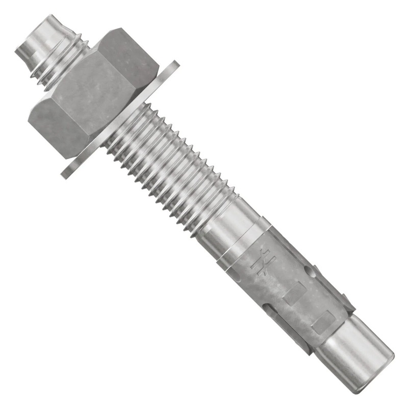 Simpson Strong-Tie STB2-62412S6F20 (5/8 x 4-1/2) Strong-Bolt 2 Wedge Anchor Type 316 Stainless-Steel (20 Pack)