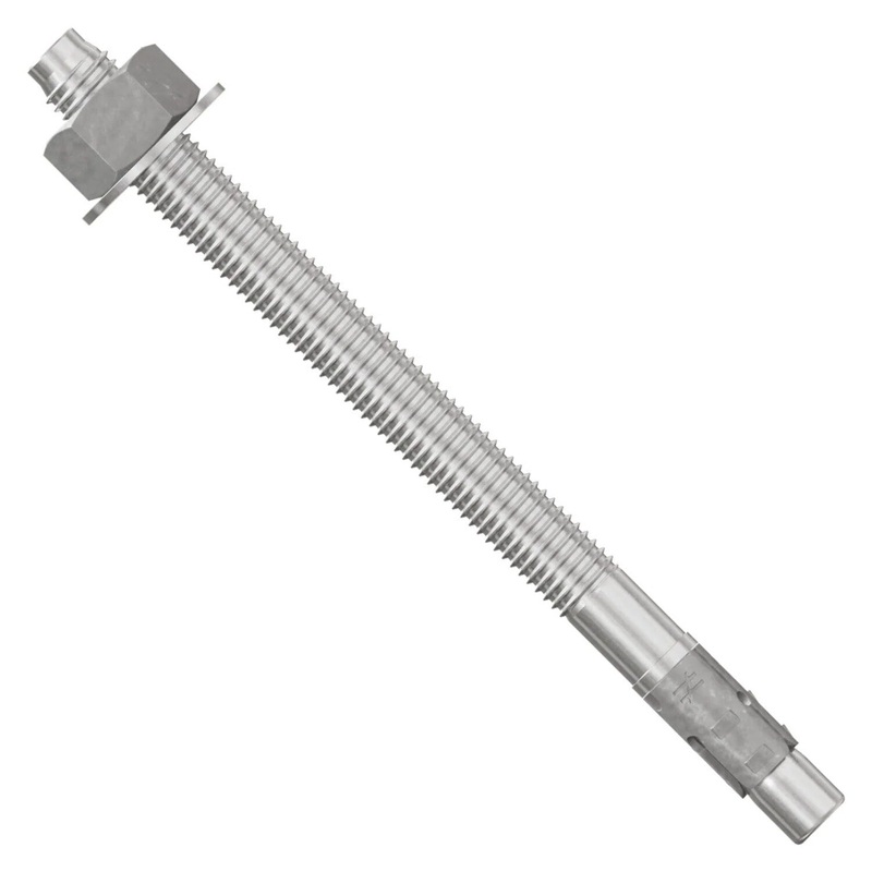 Simpson Strong-Tie STB2-62812S6F20 (5/8 x 8-1/2) Strong-Bolt 2 Wedge Anchor Type 316 Stainless-Steel Fully Assembled (20 Pack)
