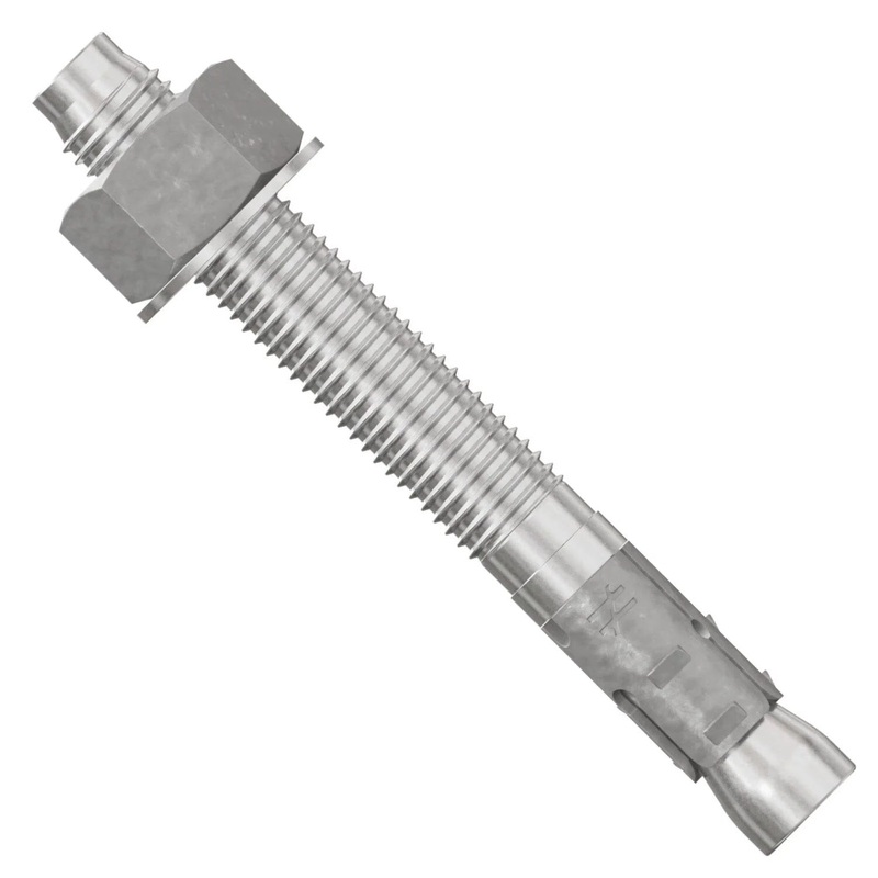 Simpson Strong-Tie STB2-75614S6F10 (3/4 x 6-1/4) Strong-Bolt 2 Type 316 Stainless-Steel Wedge Anchor Fully Assembled (10 Pack)