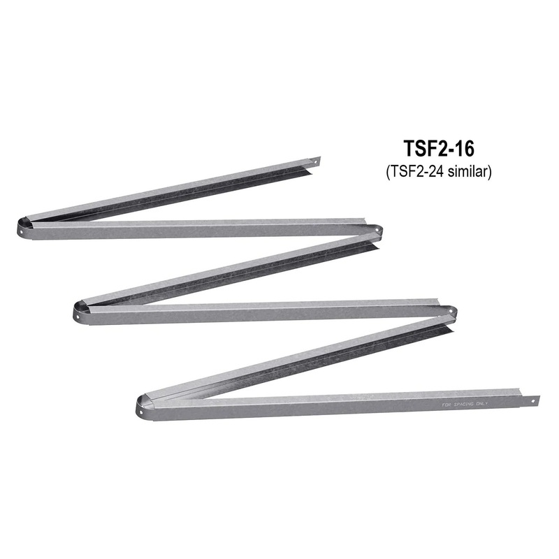 Simpson TSF2-24 Strong-Tie 24 Gauge Truss Spacer for Accurate Truss Spacing