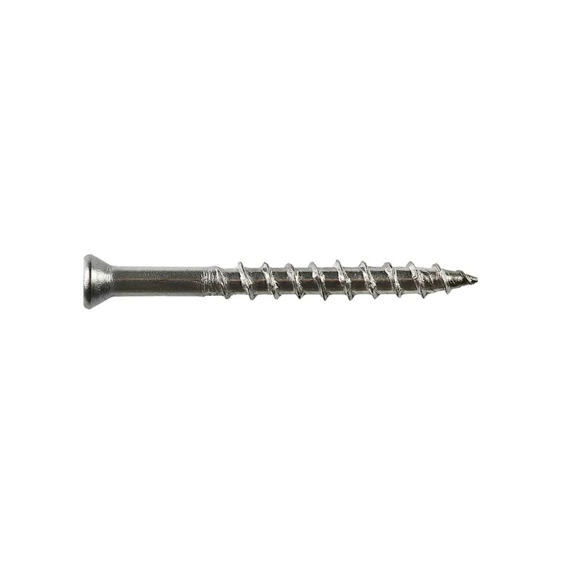 Simpson T07225WP-RP15 Strong-Tie Deck-Drive DWP Wood SS Screw #7 x 2-1/4 T-15, Trim Head, Type 316 (15 Pack)
