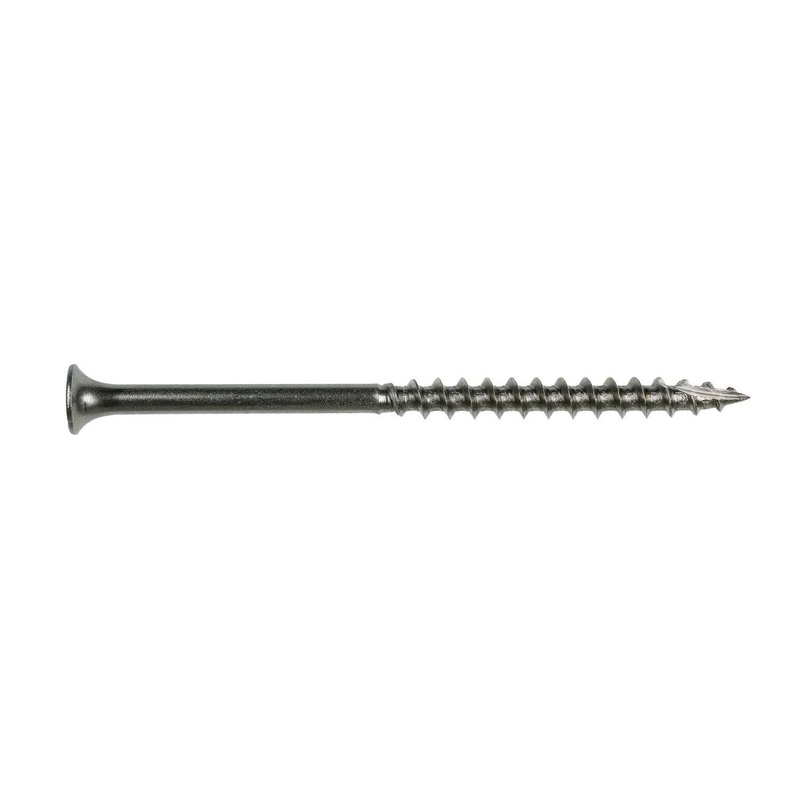 Simpson T10300DT1 Strong-Tie Bugle-Head Wood Screw, 6-Lobe Drive #10 x 3-in. T25, Type 316 (1 lb.)