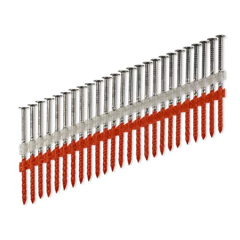 Simpson T10S350CNJ Strong-Tie 316 Stainless Steel 20-22 Degree Plastic Strip Screw Shank Nails (1000 Pack)
