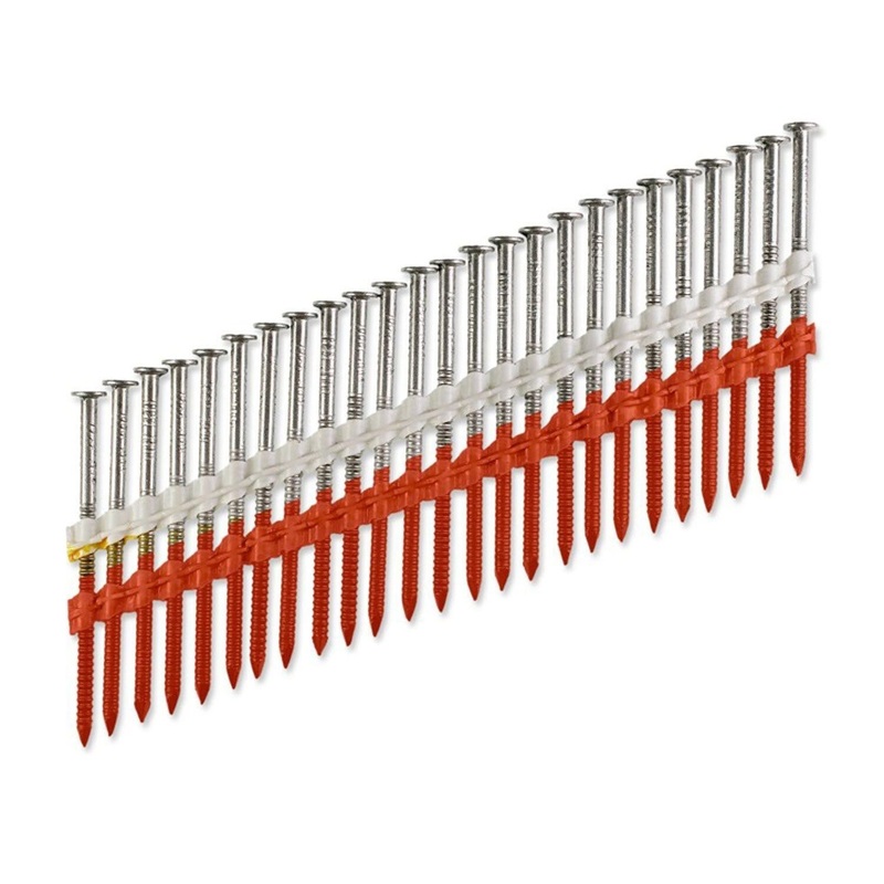 Simpson T12A237CNJ Strong-Tie 8d (2-3/8) 20 Degree – 22 Degree Plastic Strip, Ring-Shank Nail (1000 Pack)