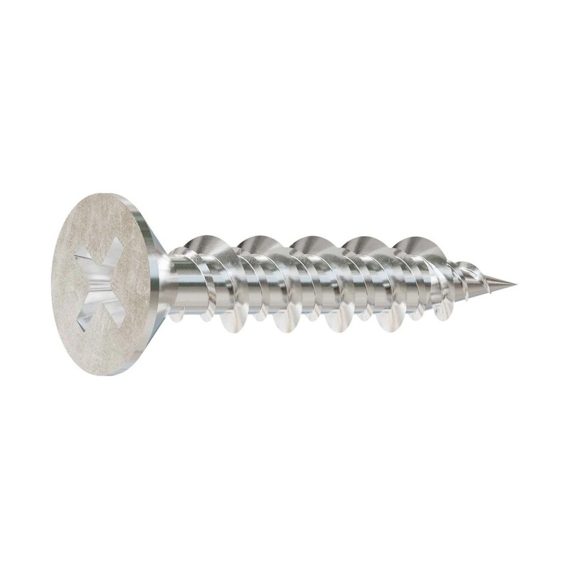 Simpson T08J125FX-RP15 Strong-Tie Marine Screw Flat Head #8 x 1-1/4 #2 Phillips Drive Type 316 (15 Pack)