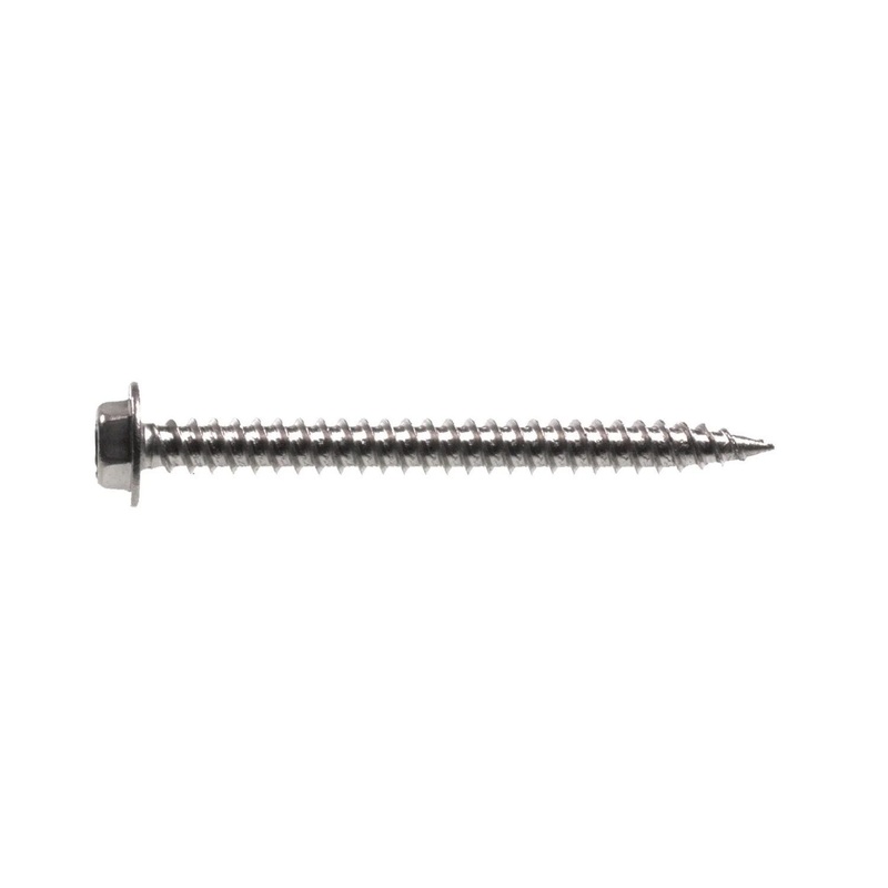 Simpson T09150HWHC Strong-Tie #9 x 1-1/2 Metal-Panel Screw – 316 Stainless Steel (100 Pack)
