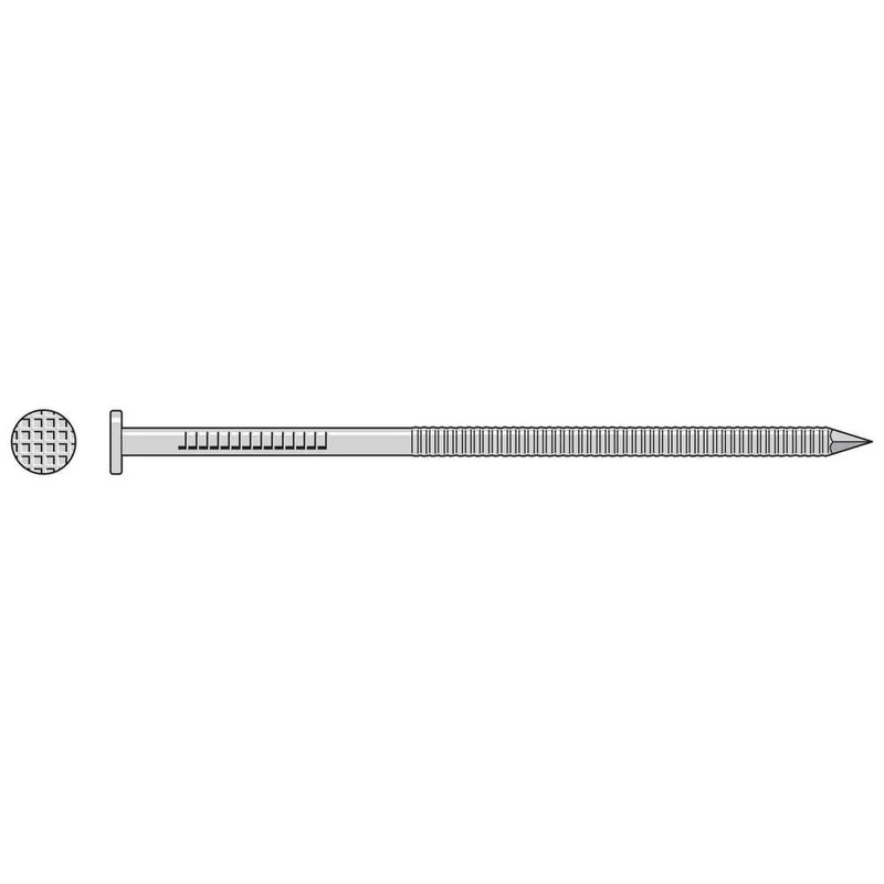 Simpson T8ABN5 Strong-Tie 2-1/2 – 12 Gauge Annular Ring Shank Box Nail – 316 Stainless Steel (5 lb. Pkg)