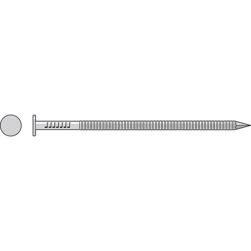 Simpson T8ACN1 Strong-Tie Common Nail, Annular Ring Shank 2-1/2 x .131 Type 316 Stainless Steel (1 lb.)