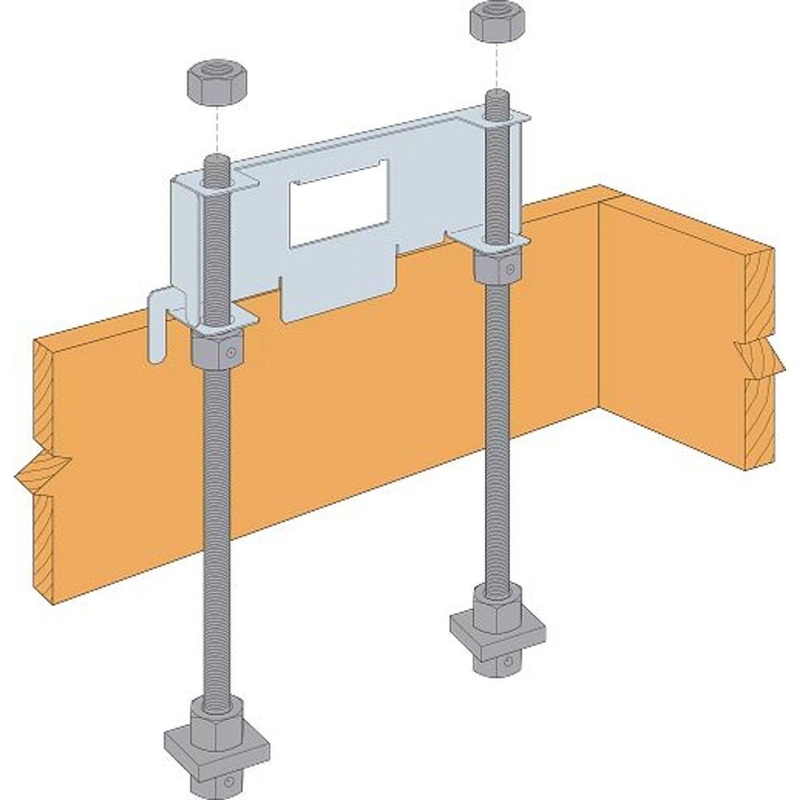 Simpson WSWH-RT12 Strong-Wall Reversible Anchor Bolt Template for Nominal 12-in. Strong-Wall High-Strength Wood Shearwall