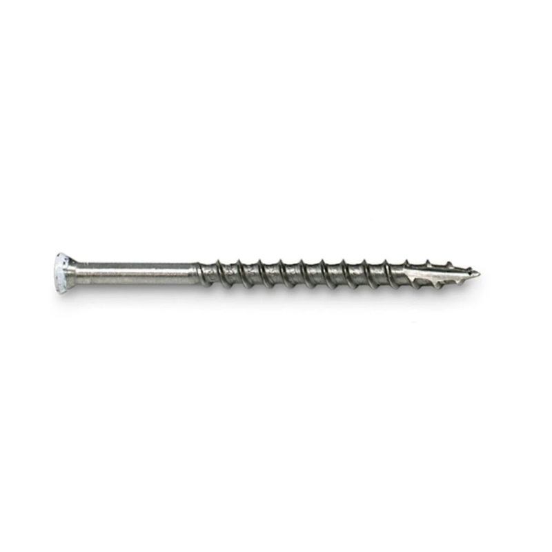 Simpson T07225FT1WH01 Strong-Tie Trim-Head Screw, 6-Lobe Drive #7 x 2-1/4 T-15 Type 316, White 01 (1 lb.)