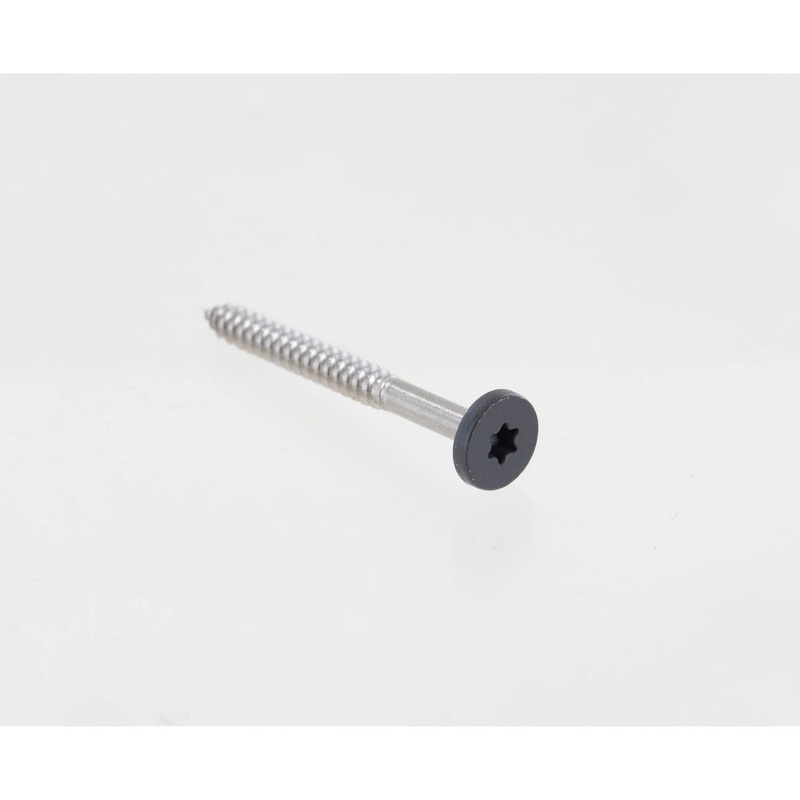 Simpson T08175FS75GR04 Strong-Tie Fascia Board Screw #8 x 1-3/4 T-20 6-Lobe Pancake Head Type 316, Gray 04 (75 Pack)