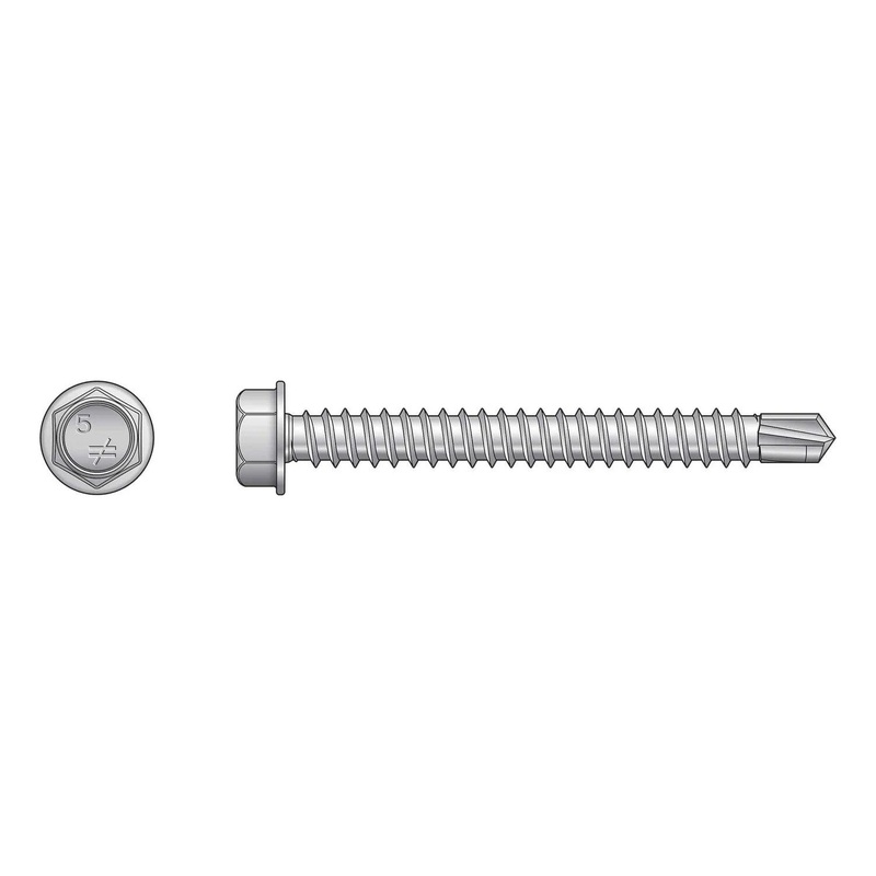 Simpson T12300HDUC Strong-Tie Self-Drilling Hex-Washer Head Screw (100 Pack)