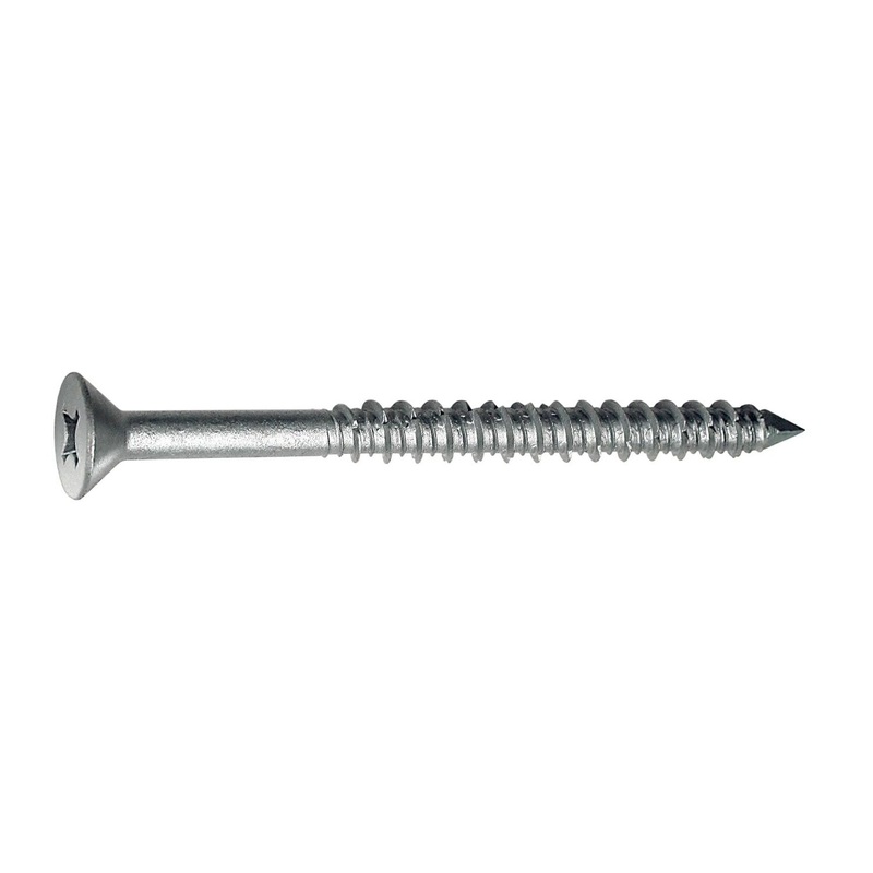 Simpson TTN25334PFSS Titen Turbo Stainless-Steel Concrete and Masonry Screw (100 Pack)