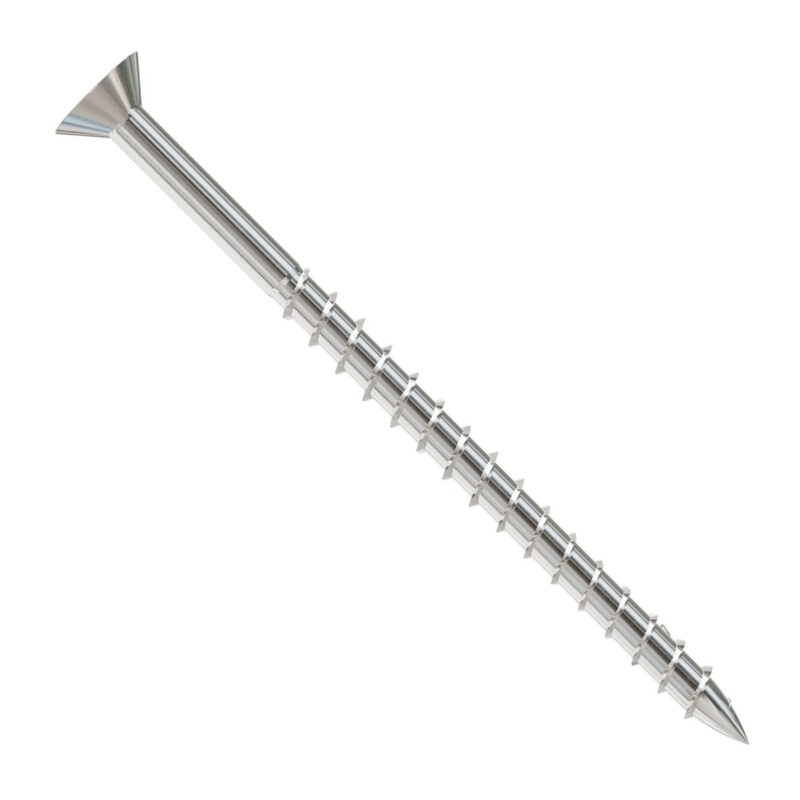 Simpson T12350WPB Strong-Tie Strong-Drive DWP Wood SS Screw #12 x 3-1/2 T-27, Flat Head, Type 316 (1000 Pack)