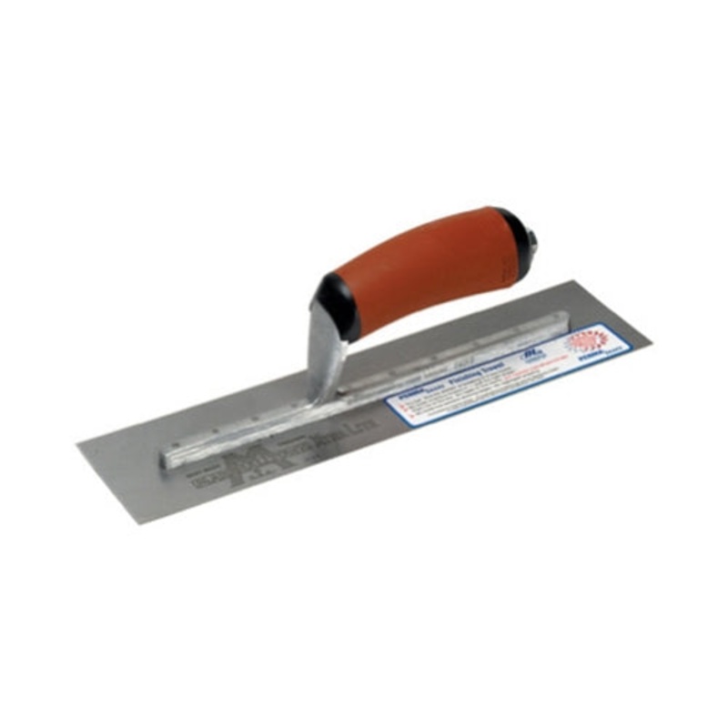 MarshallTown PB56D 12 x 3 Permashape ‘Broken-In’ Trowel with Curved Dura Soft Handle