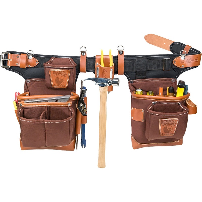 Occidental Leather 9855 Adjust-to-Fit FatLip Tool Belt Set – Cafe