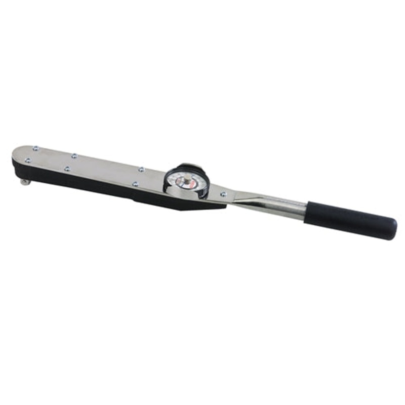 Proto J6125F 1/2 Drive Dial Torque Wrench 50-250 FT-Lbs, 7-35 Mkg
