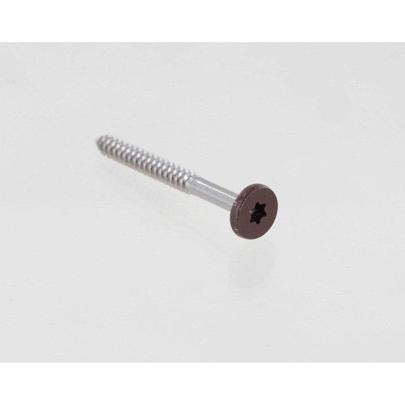 Simpson T08175FS75RD01 Strong-Tie Fascia Board Screw #8 x 1-3/4 T-20 6-Lobe Pancake Head Type 316, Red 01 (75 Pack)