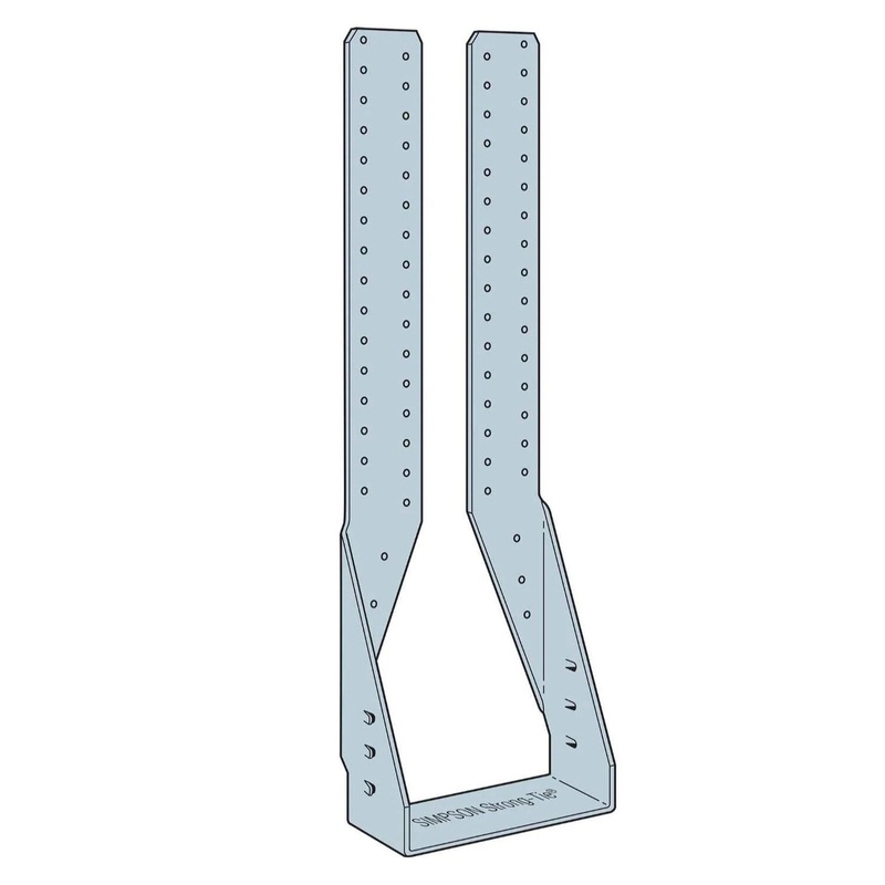 Simpson THAC426-2 Strong-Tie Adjustable Concealed-Flange Truss Hanger for Double 4×26