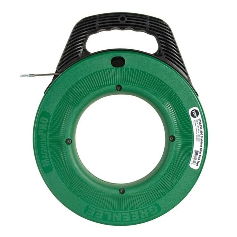 Greenlee FTSS438-200 200′ Stainless Steel Fishtape