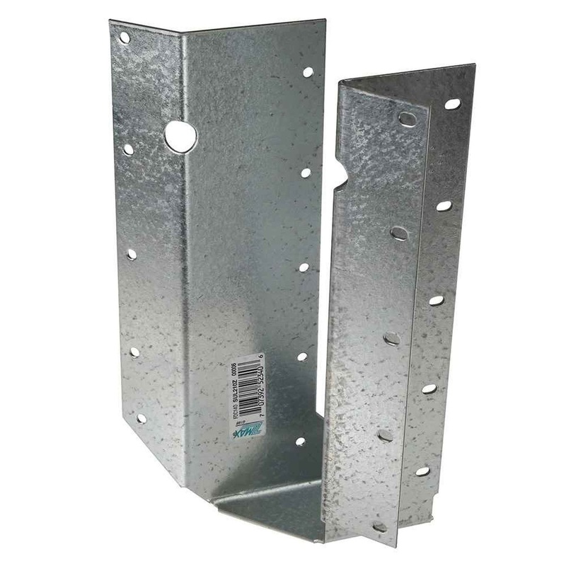 Simpson SUL210Z Strong-Tie 2×10 Joist Hanger Skewed Left ZMAX Finish