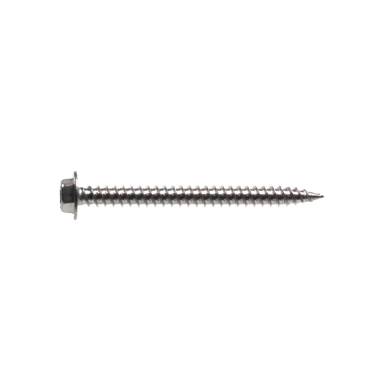 Simpson T09200HWHM Strong-Tie #9 x 2 Hex Head Metal Panel Screw – 316 Stainless Steel (1000 Pack)
